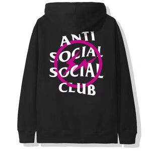 Anti Social Social Club x Fragment Pink Bolt